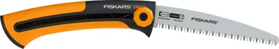 Image de Scie à main Fiskars à grosse denture SW73 pour le travail du bois frais