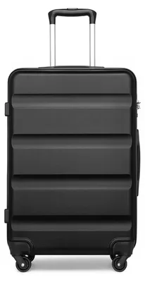 Produktbild von Hartschalenkoffer - Handgepäckkoffer - 4 Spinner-Rollen - Zahlenschloss - 55 cm - Schwarz