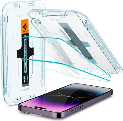 Produktbild von Spigen Glas.tR EZ Fit Tempered Glass fr iPhone 14 Pro Max - 2 Stk.