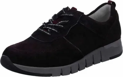 Immagine prodotto di Waldläufer H-Petra, scarpa sportiva da donna con lacci in rosso, misura 5,5