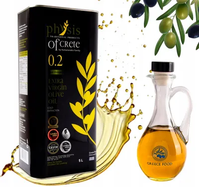 Produktbild von Physis of Crete Natives Olivenöl Extra 5 l + Olivenölflasche 250 ml