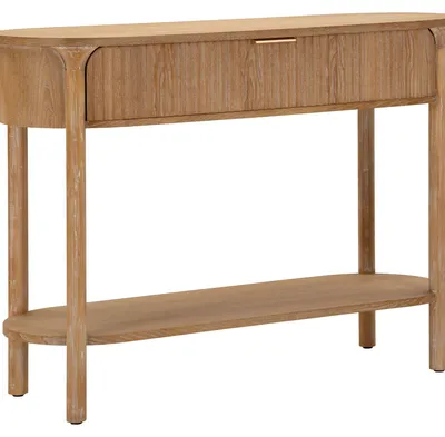 Produktbild von Faliha - Konsole, 110x40x80h cm Kirschbraun, 2 Regale