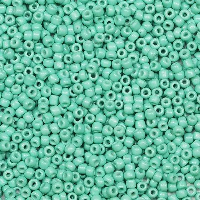 Immagine prodotto di Perline di vetro color acquamarina, 3 mm, 3600 pezzi/100 g, perline 8/0 per gioielli, bracciali, collane e orecchini (colore acquamarina)