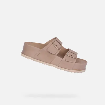 Produktbild von Geox Beige Damen-Sandalen Sandybett High 40