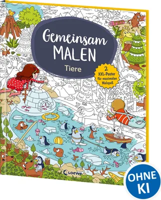 Produktbild von Gemeinsam malen - Tiere