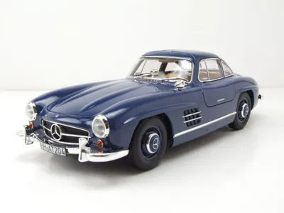 Produktbild von Norev 183852 Mercedes 300 SL Flügeltürer W198 1954 blau 1:18