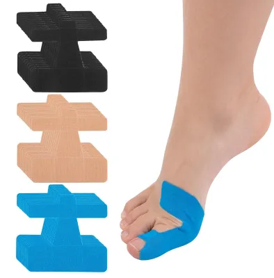 Image de 30 pièces de bandage sport pour les hallux valgus, préformés pour les orteils