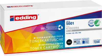 Produktbild von Edding Toner für Kyocera TK-130 FS1028MFP FS1128MFP FS1300D FS1300DN FS1350DN