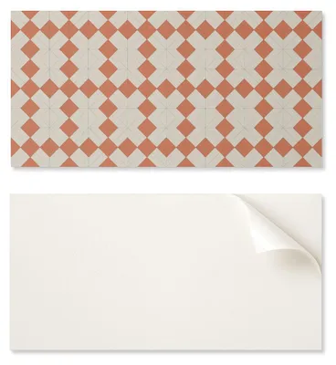 Produktbild von Dekorative Vinyl-Bodenfliesen mit Rautenmuster, 10 x 40 x 20 cm