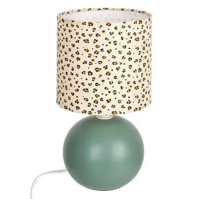 Zdjęcie produktu dla Lampka z abażurem w cętki LEOPARD, Ø 13 cm