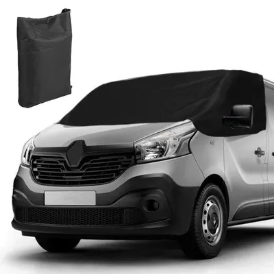 Obrázek produktu pro Kryt na čelní sklo, 600D Oxford, černý, pro Renault Trafic, modely 2014-2024
