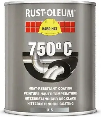 Produktbild von Rust-Oleum Hitzebeständiger Lack 750°C Schwarz Dose 750ml