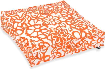 Produktbild von H.O.C.K. Paloma Outdoor Matratzenkissen 50x50x10cm floral orange