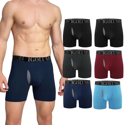 Produktbild von Set mit 6 Herren Boxershorts aus Bambus