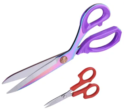 Image de Solidchoice - Ciseaux de tailleur professionnels pour tissus et cuir, 10,5 pouces