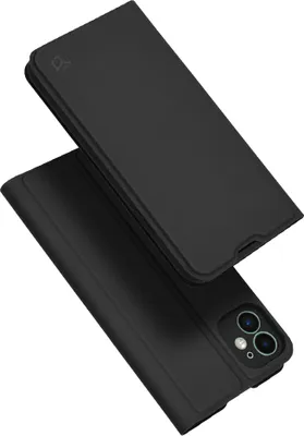 Produktbild von Techsuit Magskin Book Wallet Klapphülle für Apple iPhone 11 - Schwarz