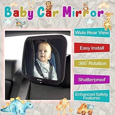 Immagine prodotto di Specchio retrovisore regolabile per auto, grande, per bambini