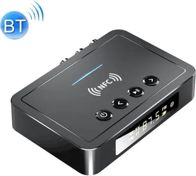Immagine prodotto di Adattatore Bluetooth 5.0 ricevitore-trasmettitore FM, nero