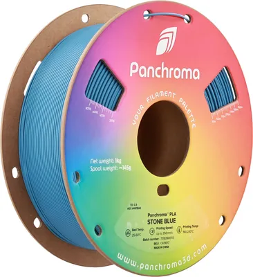 Produktbild von Polymaker Panchroma Basic PLA Filament, 1,75mm, 1kg - Farbton: Stone Blue