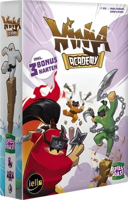 Zdjęcie produktu dla Gra DAS! - Akademia Ninja - NIEMIECKI - Karty bonusowe, gra rodzinna dla osób w wieku 8+
