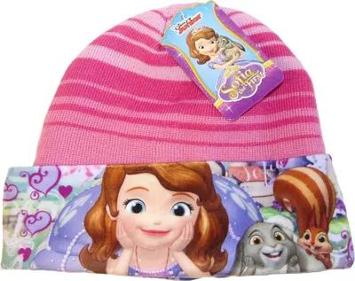 Produktbild von Disney Junior Sofia Mütze für Kinder, Mädchen Rosa-Pink 52