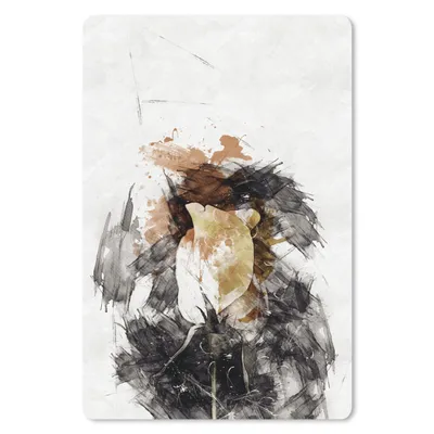 Produktbild von MuchoWow® Mauspad Mousepad Blumen - Farbe - Weiß 40x60 cm - Mousepads - Maus Mat - Pad - Mausunterlage - Schreibtisch Accesoire
