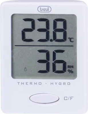 Obrázok produktu pre Trevi 0TE300401, Elektronický teplomer prostredia, Vnútorný, F, °C, Digitálny, Biela, Plast