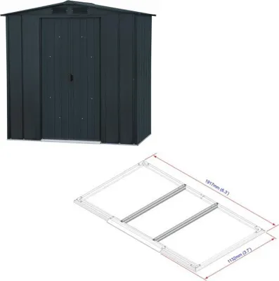 Immagine prodotto di DURAMAX Riverton Top Casa da giardino 2,5 m² + profili per pavimento, antracite DURAMAX 50013