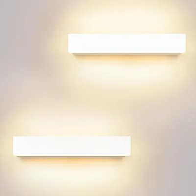 LED-Wandleuchte außen, 10 W, schwarz, wasserbeständig, 2 Lichtquellen