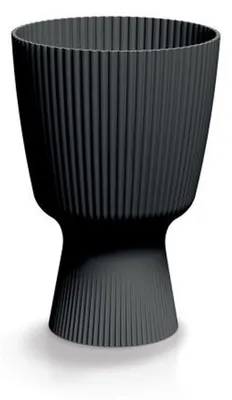 Zdjęcie produktu dla Doniczka MILLY ROUND 18,8 cm - Kolor: antracytowy