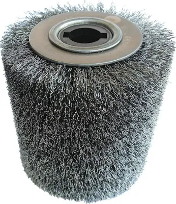 Image de Brosse métallique pour bois, fil d'acier, 100x100x19mm