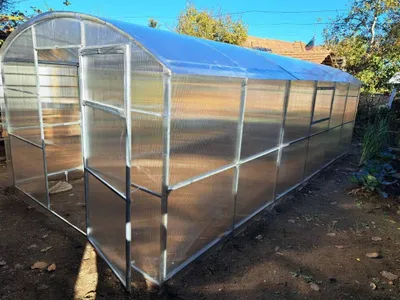Obrázok produktu pre Záhradný polykarbonátový skleník "Gabriela" 3x6 m z ocele, so 4 mm polykarbonátom