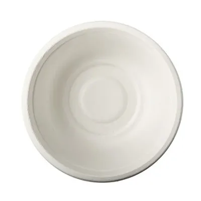 Produktbild von 100 Papstar Schalen, Zuckerrohr pure 500 ml Ø 15,5 cm, 5,4 cm weiss 86956