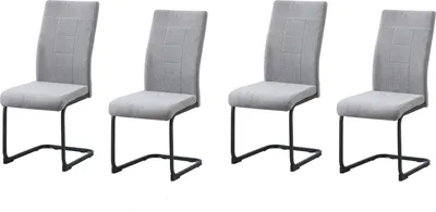 Produktbild von Schwingstuhl 4er-Set Grau LennyP HTI-Line