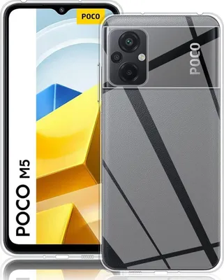Produktbild von Conie Silikon Schutzhülle für Xiaomi Poco M5 Tasche klar Case Cover Bumper Hülle durchsichtig in transparent
