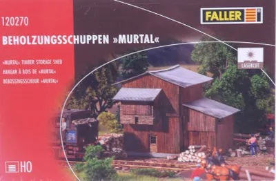 Produktbild von Faller Beholzungsschuppen Murtal 120270