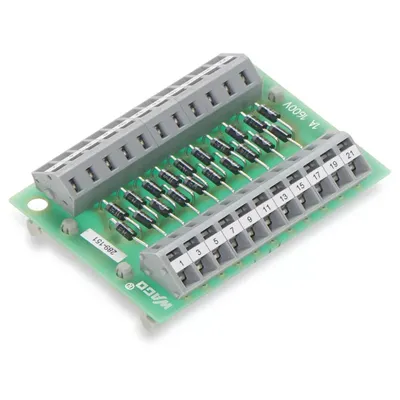 Immagine prodotto di Modulo WAGO per test di lampade 289-151 2,5 mm² 0,08-2,5 mm² con 20 diodi