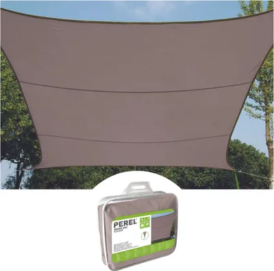 Produktbild von Perel GSS4430TA, Rechteckig, Graubraun, Polyester, 160 g/m², Halteöse, Maschinenwäsche