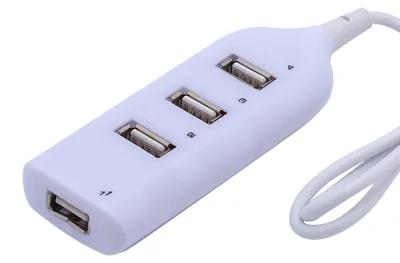 Obrázok produktu pre Káblový rozbočovač Micro USB 2.0 so 4 portmi pre počítač