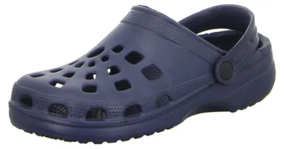Produktbild von Badeschuhe Clog aus leichtem, wasserabweisendem EVA, Blau, mit verstellbarem Riemen