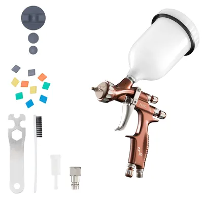 Obrázok produktu pre Striekacia pištoľ Benbow PK80, sada 3 ks, 1,8 mm tryska v sade, nádržka 600 ml, tlak 1,1 bar