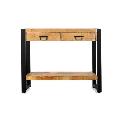 Produktbild von Konsolentisch Britt aus Mangoholz 120cm - Hellbraun