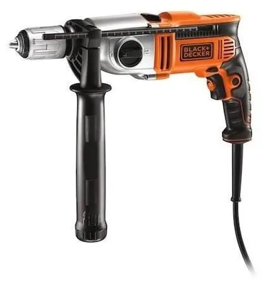Zdjęcie produktu dla Black & Decker KR911K - Wiertarko-wkrętarka udarowa, 910 W