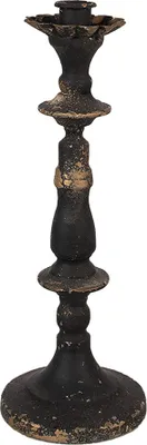 Obrázek produktu pro Svícen Clayre & Eef 30 cm Černé zlato v barvě železa