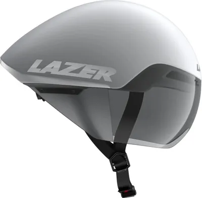 Produktbild von LAZER Helm Victor KinetiCore Matte White Silver (M) - aerodynamischer Triathl....