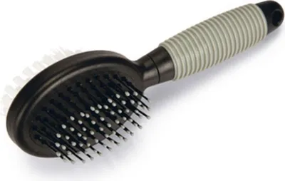 Produktbild von Beeztees Kombi-Pflegebürste - Nager - schwarz grau - 14 cm