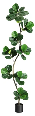 Image de Plantes artificielles, feuilles réalistes, faciles d'entretien, 210 cm
