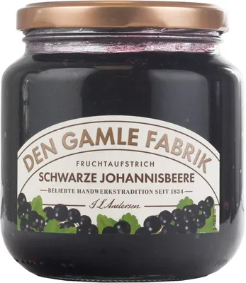 Produktbild von Den Gamle Fabrik Marmelade Schwarze Johannisbeere 600g