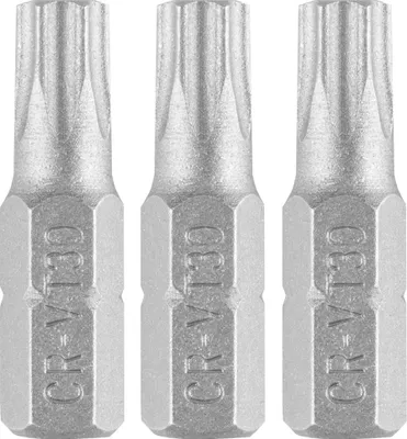 Immagine prodotto di Punte Torx T30 x 25 mm, 3 pezzi.