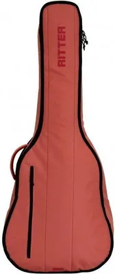 Produktbild von Ritter Gitarrenhülle RGE1-D/FRO für Akustikgitarren, Flamingo Rose, 10/13mm Polsterung